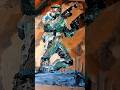 Not to brag, but I can paint with one hand tied behind my back.. Subscribe for more #halo #painting