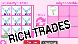 Trading in Rich Server late night In adopt Me