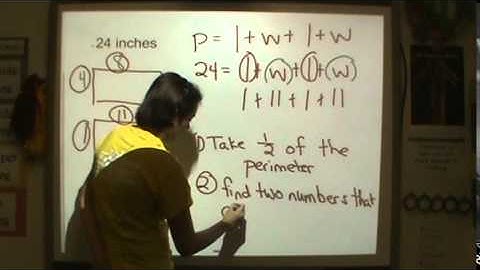 Lesson 7- same perimeter different area