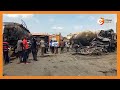 Nairobi police boss adamson bungei visits site of gas explosion in embakasi