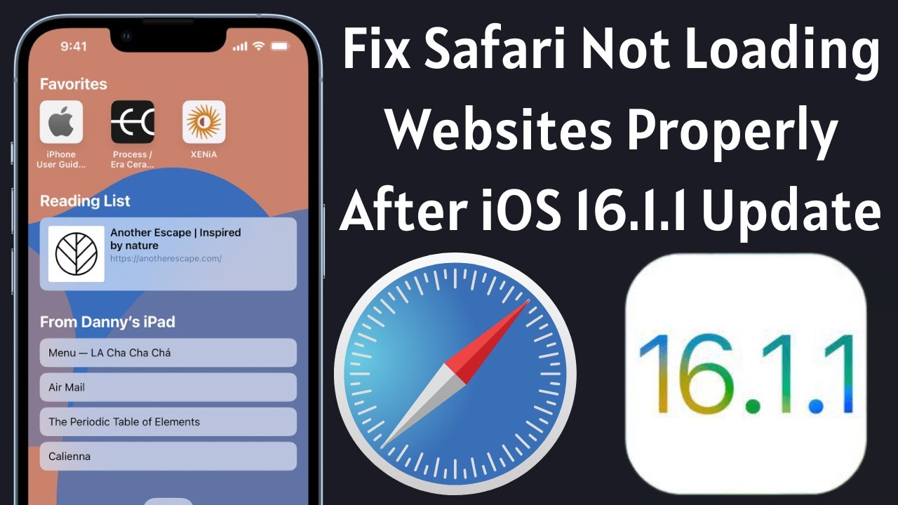 How To Fix Safari Not Loading Websites Properly After IOS 16 1 1 Update