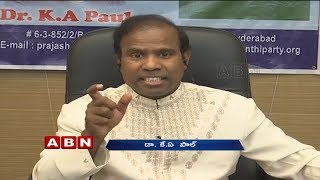 Discussion with KA Paul over Political Agenda and Alliance with Pawan Kalyan | Part 1| ABN Telugu