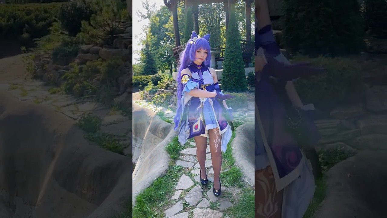 Keqing cosplay I really love 🥰 #cosplay #genshinimpact #keqing #cosplayer #genshincosplay