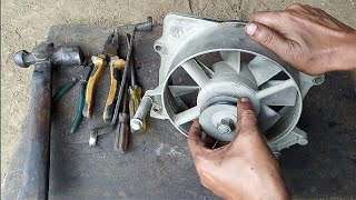 How to change the fan bearing of power tiller engine.