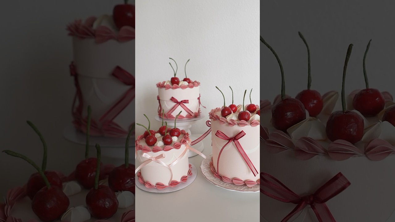 Paper cake DIY Easy Paper Cake 🎂 full tutorial - 