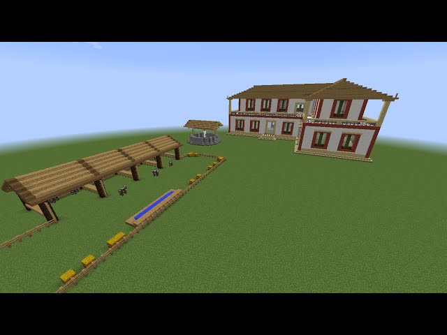 Minecraft tutorial :: como construir uma casa de fazenda