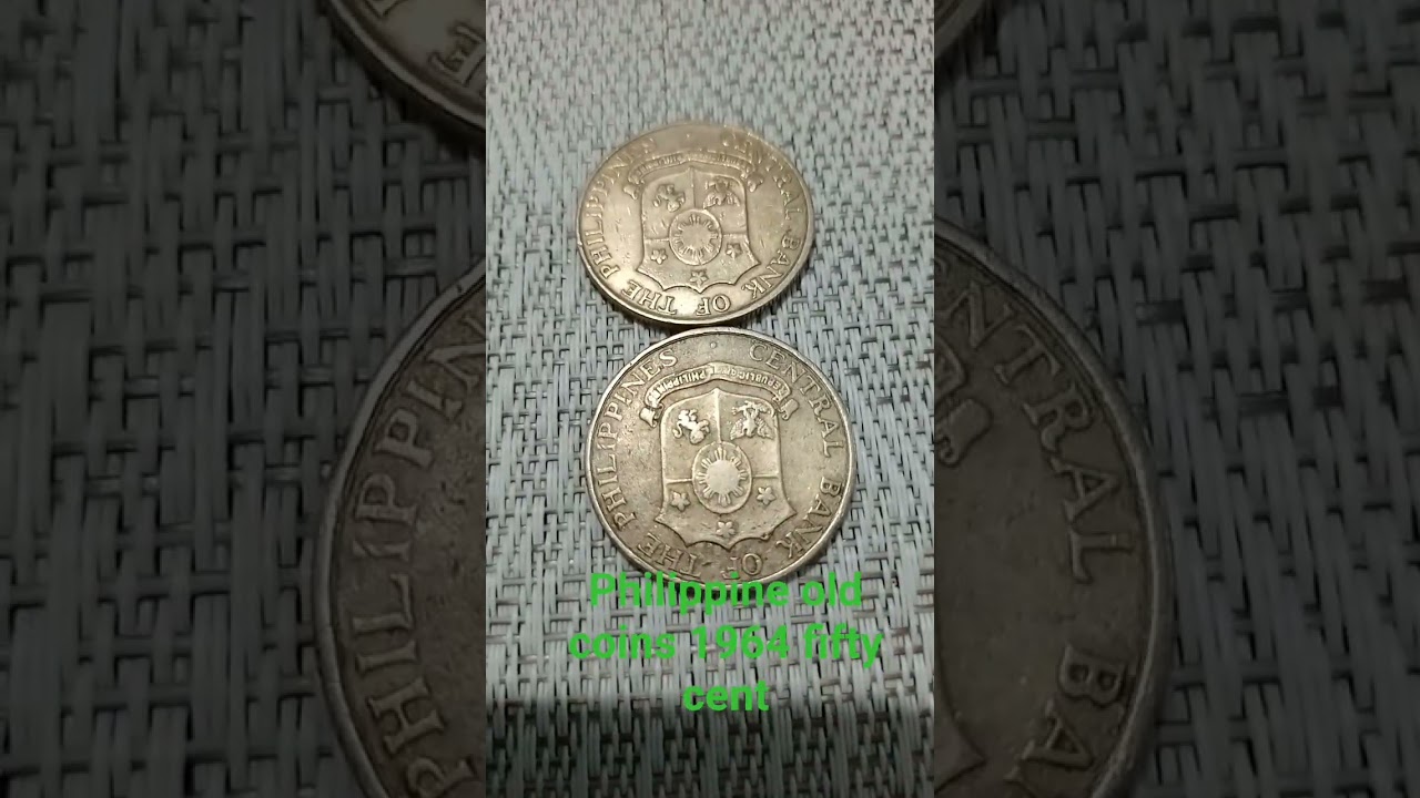 Philippine old coins fifty cent