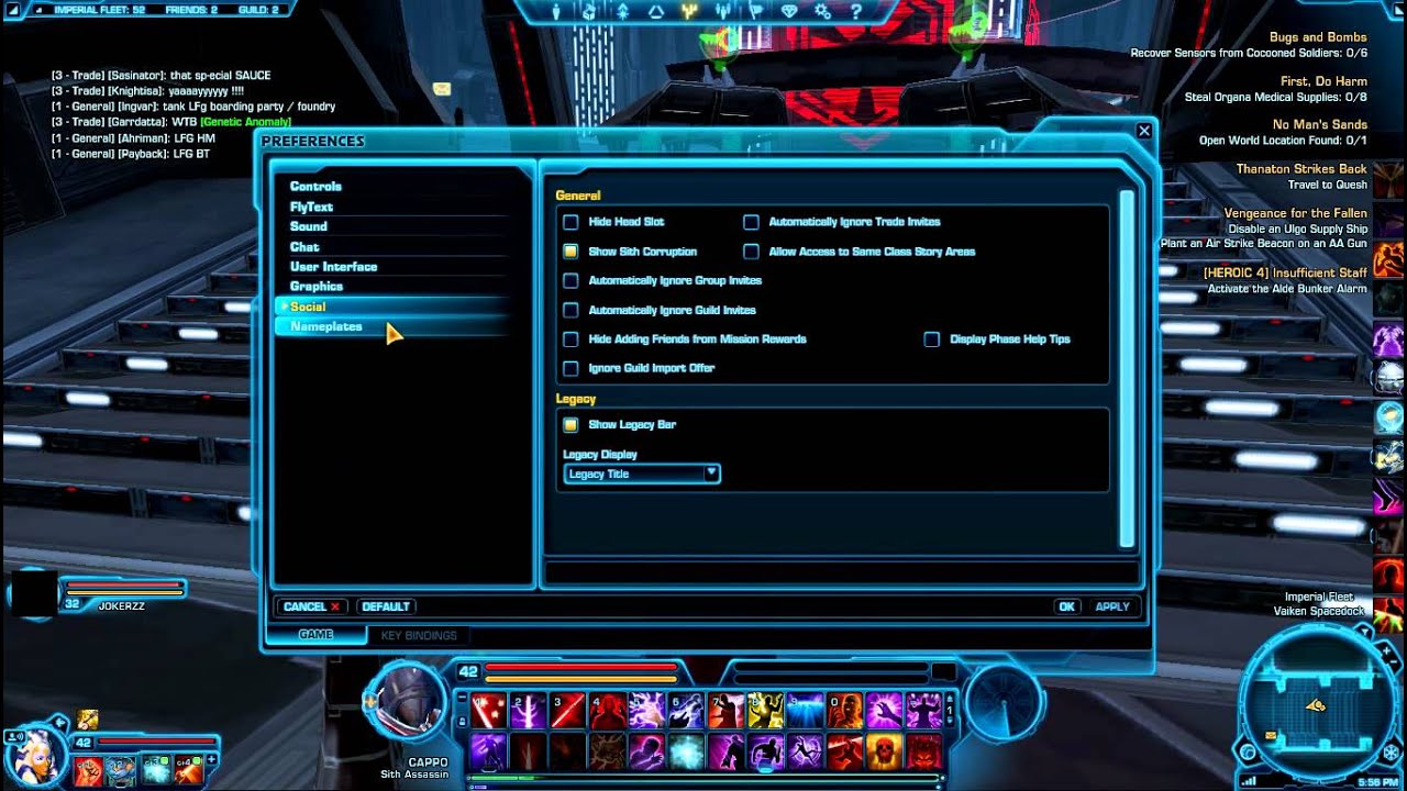 How to play same class quest areas on SWTOR(star wars the old republic)