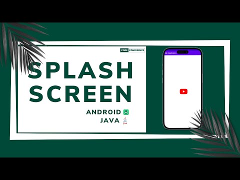 How to make a splash screen in android studio || Code Conference || Android tutorial