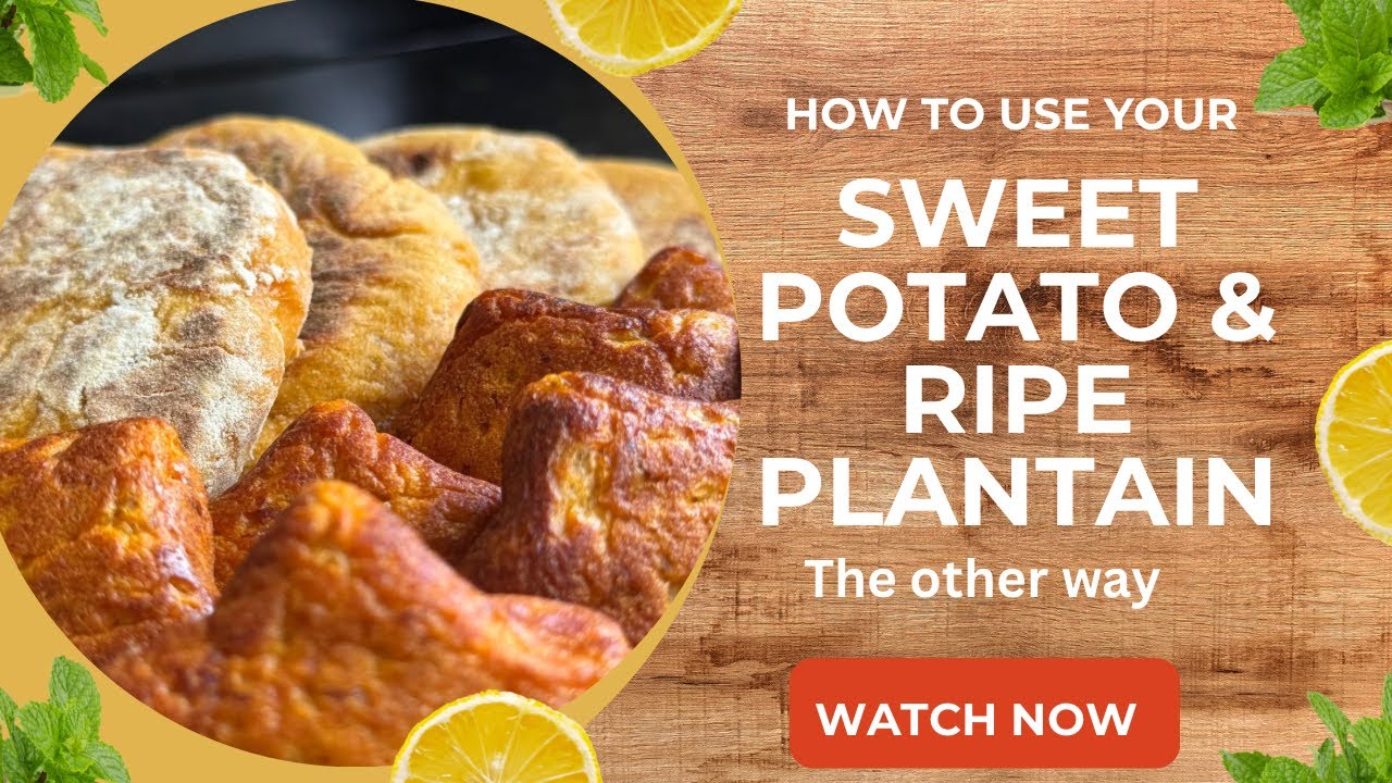 Two Easy Recipes with Sweet Potato and Ripe Plantain | Cupcakes and Flatbread