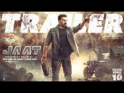 JAAT-Official Trailer|Sunny Deol | Gopichand|Randeep Hooda | Vineet Kumar Singh | 10April 2025