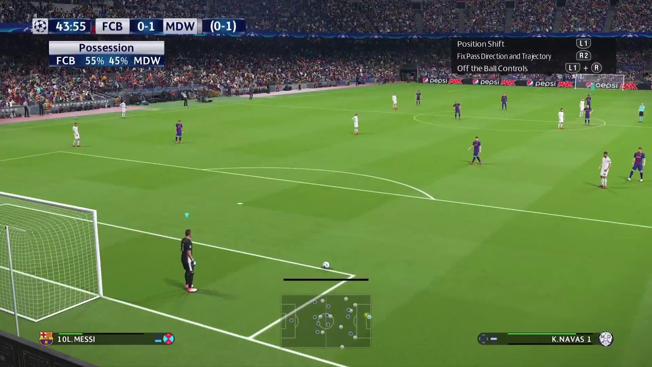 PES 2018 Real Madrid UEFA CHAMPIONS LEAGUE (PS5 Broadcasting)