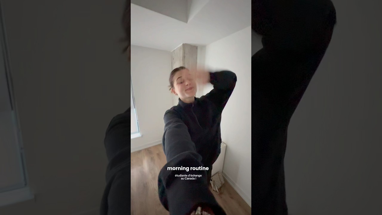 Morning routine d’une étudiante d’échange ! 