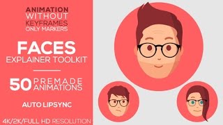 After Effects Template: Faces | Explainer-Toolkit