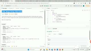1768  Merge Strings Alternately