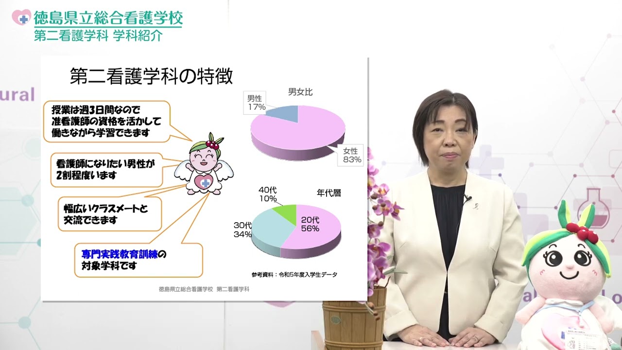 2023年学科紹介／第二看護学科【徳島県立総合看護学校】 - YouTube