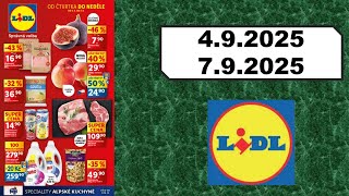 LIDL leták 4.–7. září 2025 | Nejnovější akce a slevy tento týden!