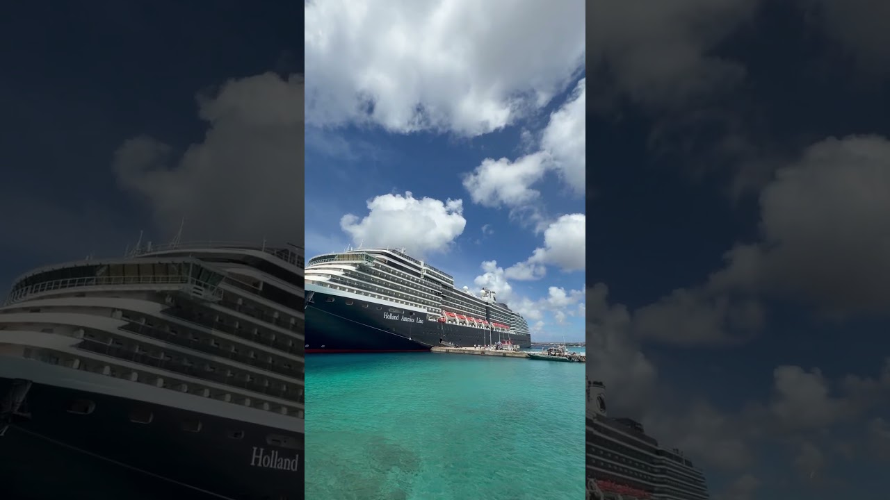 Zuiderdam in Kralendijk, Bonaire #cruiseship #Zuiderdam #hollandamericaline