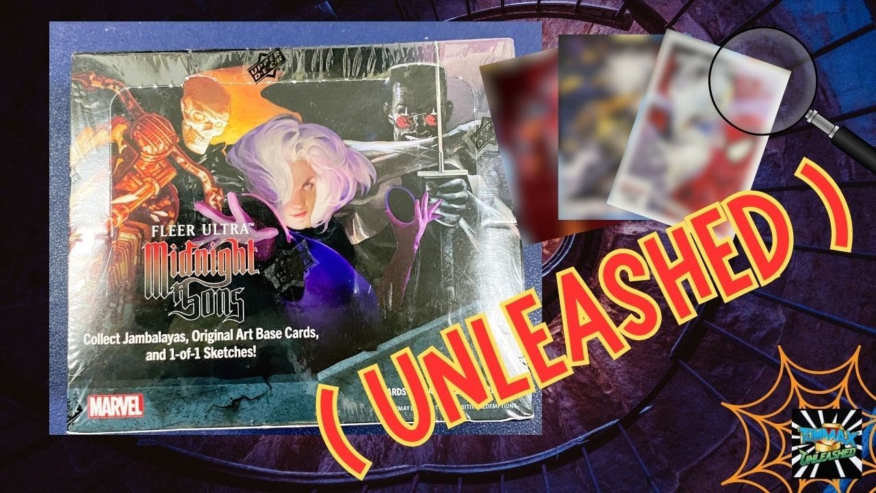 Rare Hits!! 2023 Fleer Ultra Marvel Midnight Sons Hobby trading cards unboxing Unleashed