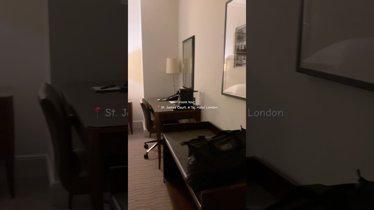 Room tour. 📍St. James Court, A Taj Hotel London 