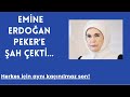 Emine Erdoğan, Peker'e şah çekti...