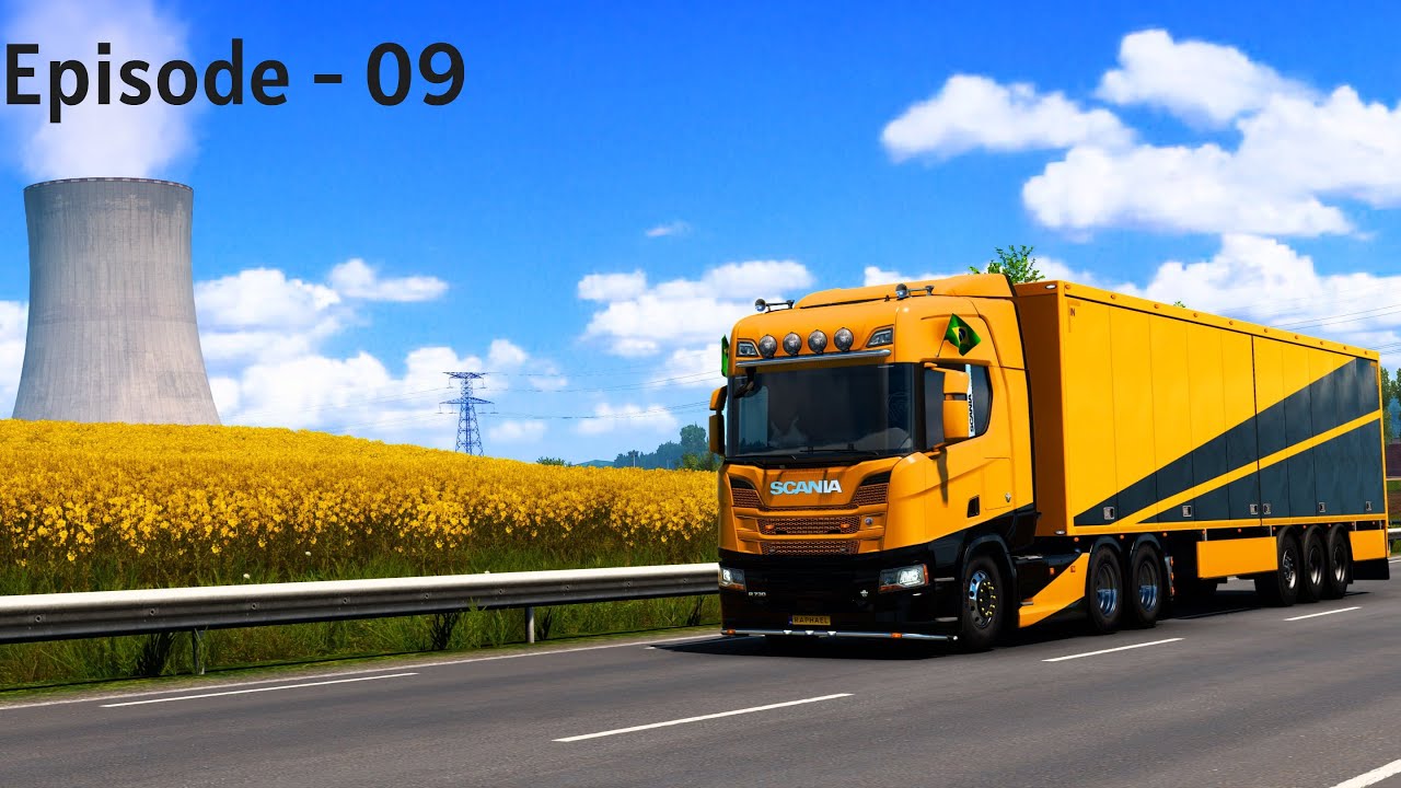 ETS 2 Gameplay | Ep - 09 | Delivery Journey From Lyon → Dijon → Bern
