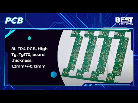 8L High Tg PCB with Blind& Buried vias