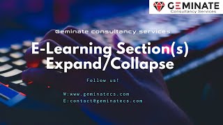 E-Learning Section(s) Expand/Collapse [ www.geminatecs.com ]