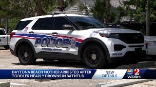 Daytona Beach mother accused of nearly drowning her child in a bathtub