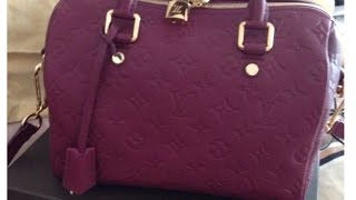 Louis Vuitton Empreinte Speedy B 25 in Aurore