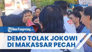 Download Lagu MEMANAS! Demo Tolak Jokowi di Makassar, Massa Teriaki Kader PSI \ MP3