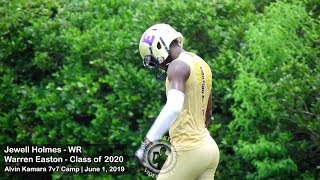 Famous Jewell Holmes (Warren Easton 2020 WR) - Alvin Kamara 7v7 Camp/Spring Game Plays Wealth