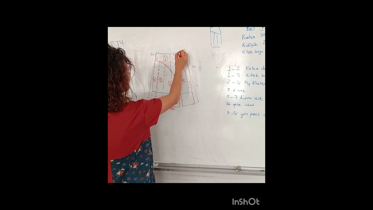 Model uygulamalı etek kalıbı 