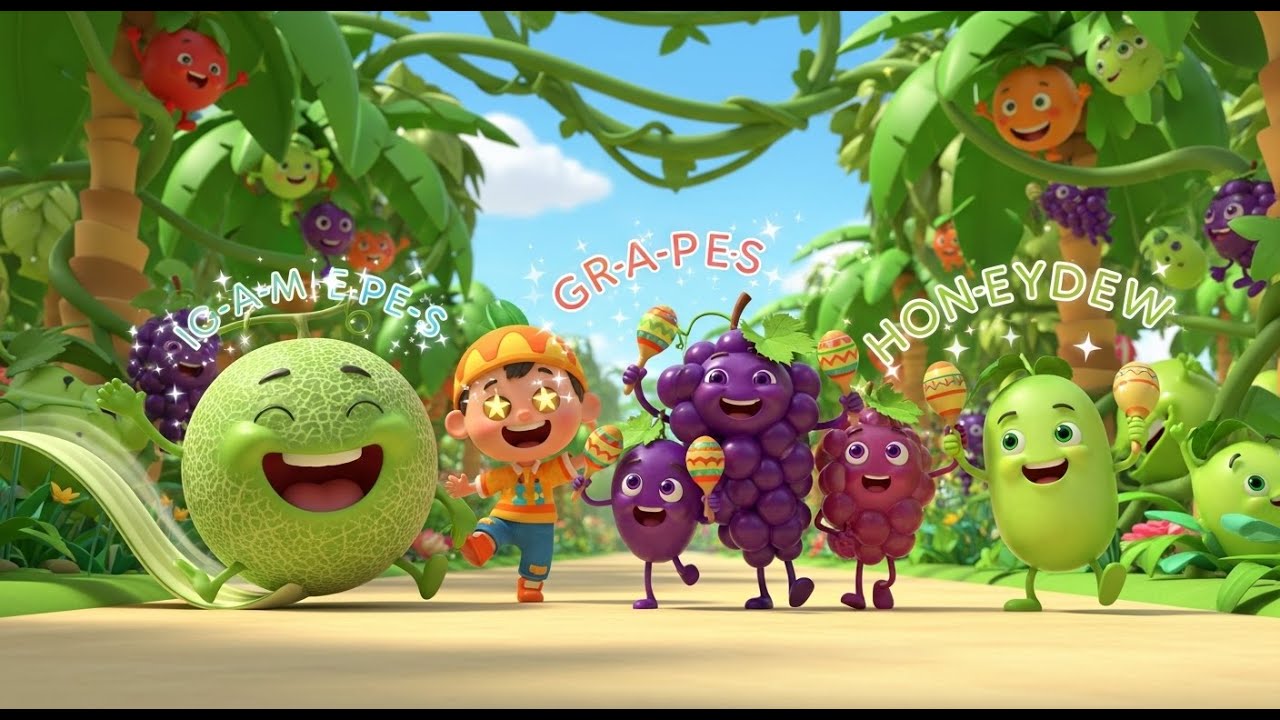 Fruit Fiesta Spelling Song A to Z for Kids | Alphabet Fruit Song, Popular Nursery Rhyme & Baby Music