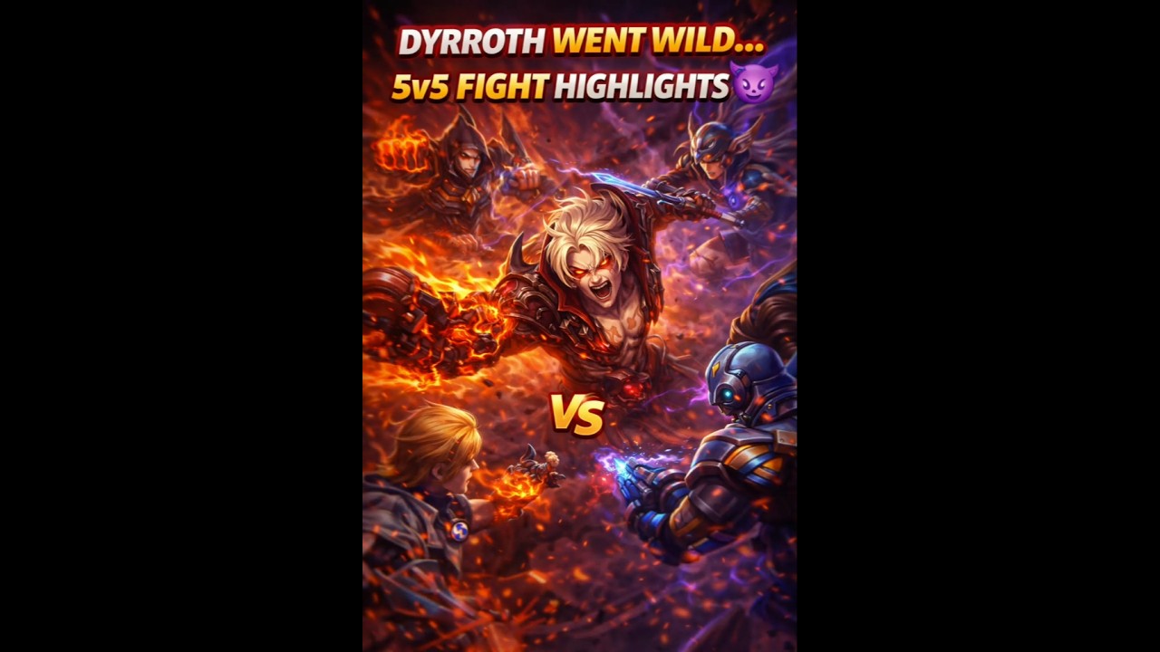 Dyrroth Melts Heroes 🔥 | MLBB 5v5
