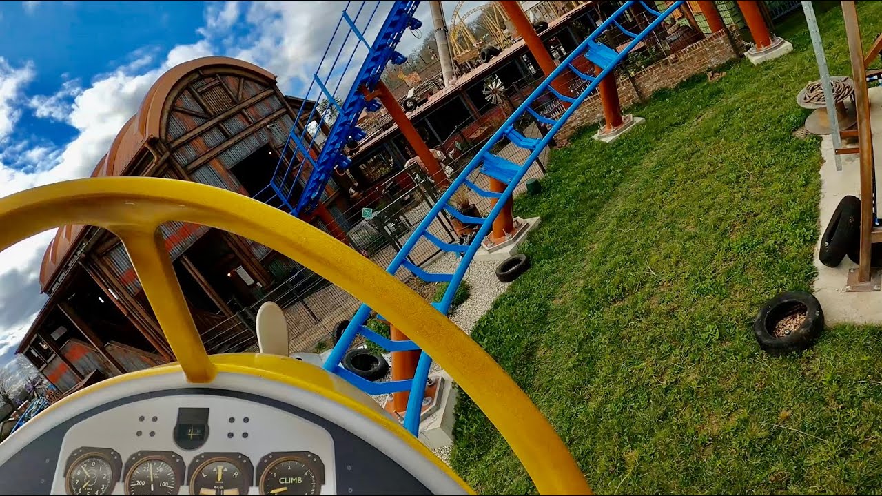 Farmyard Flyer 4K On Ride POV - Paultons Park