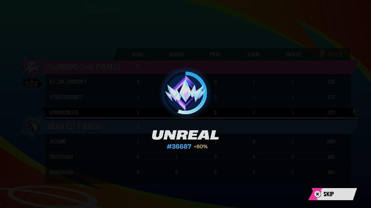 Fortnite Fall Guys Crown Jam Reaching Unreal Rank!