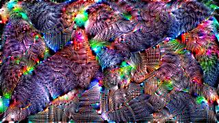 Continuous optimization of a deep dream.