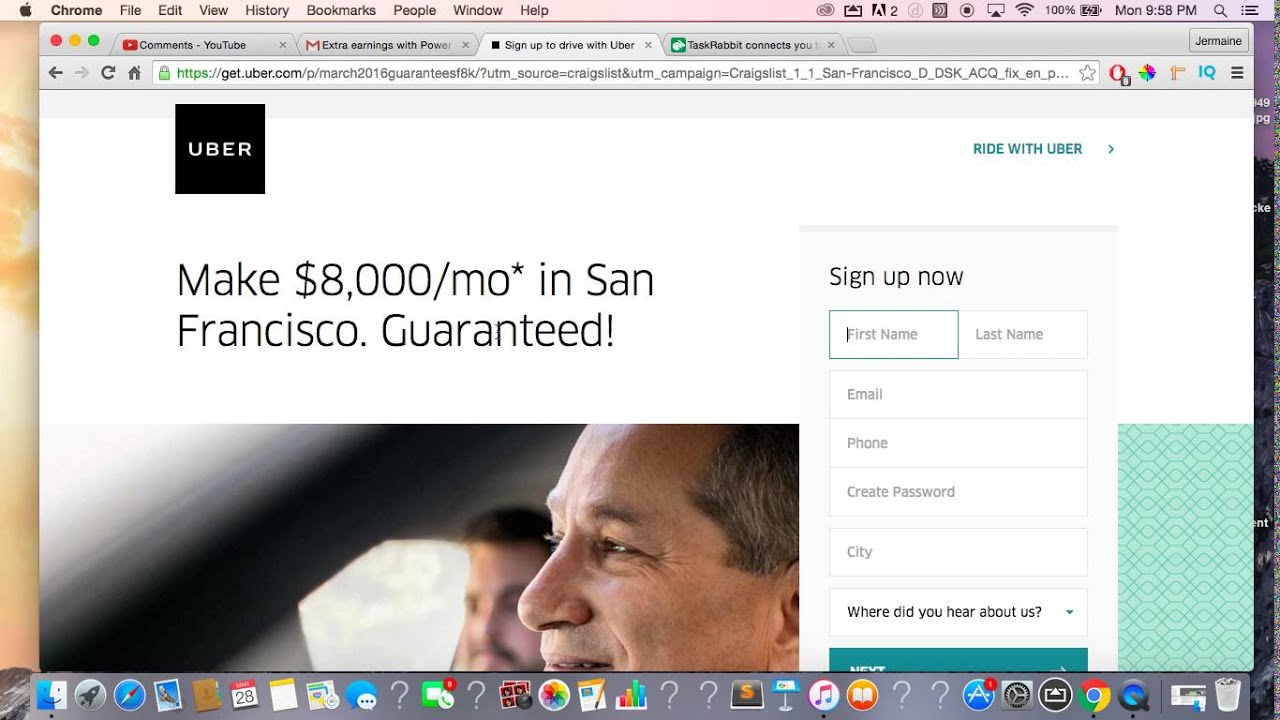 Uber Drivers $8,000/mo Guaranteed - YouTube
