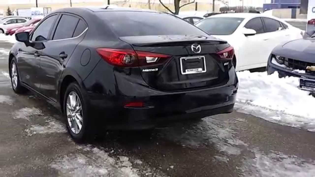 2014 MAZDA3 SEDAN | GS Model in Jet Black Mica - YouTube