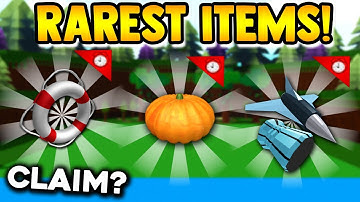 5 RAREST ITEMS!! (how to get) | Build a boat for Treasure ROBLOX