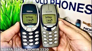 Nokia 3310 vs 3330 - by Old Phones World