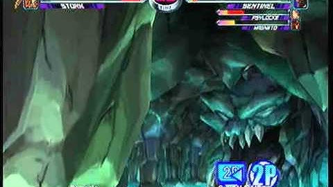 MvC2: Storm Comeback vs 3 characters - Brett (MSP) vs Critical State (Mag/Sent/Psy) .:2.9.11:.