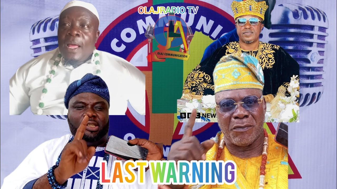 OBA OLUWO , LAST WARNING JADE LATI ENU AWON OMO IBADAN Si OBA OLUWO 