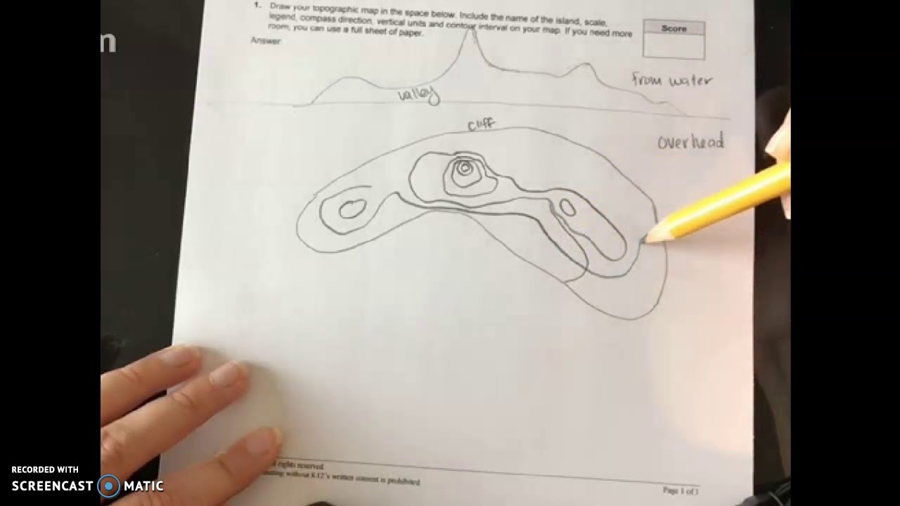 Topographic maps lab Earth Science A YouTube