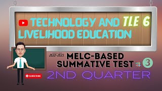 TLE  6 /MELC- BASED SUMMATIVE TEST NO. 3/SECOND QUARTER