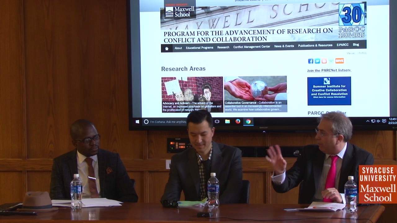 Michael Park and Roy Gutterman, "Trump vs. Media: Who Wins in the End?" - YouTube Maxwell School of Syracuse University