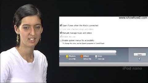 New iPod Nano - How to Use iTunes to load music manually onto iPod Nano