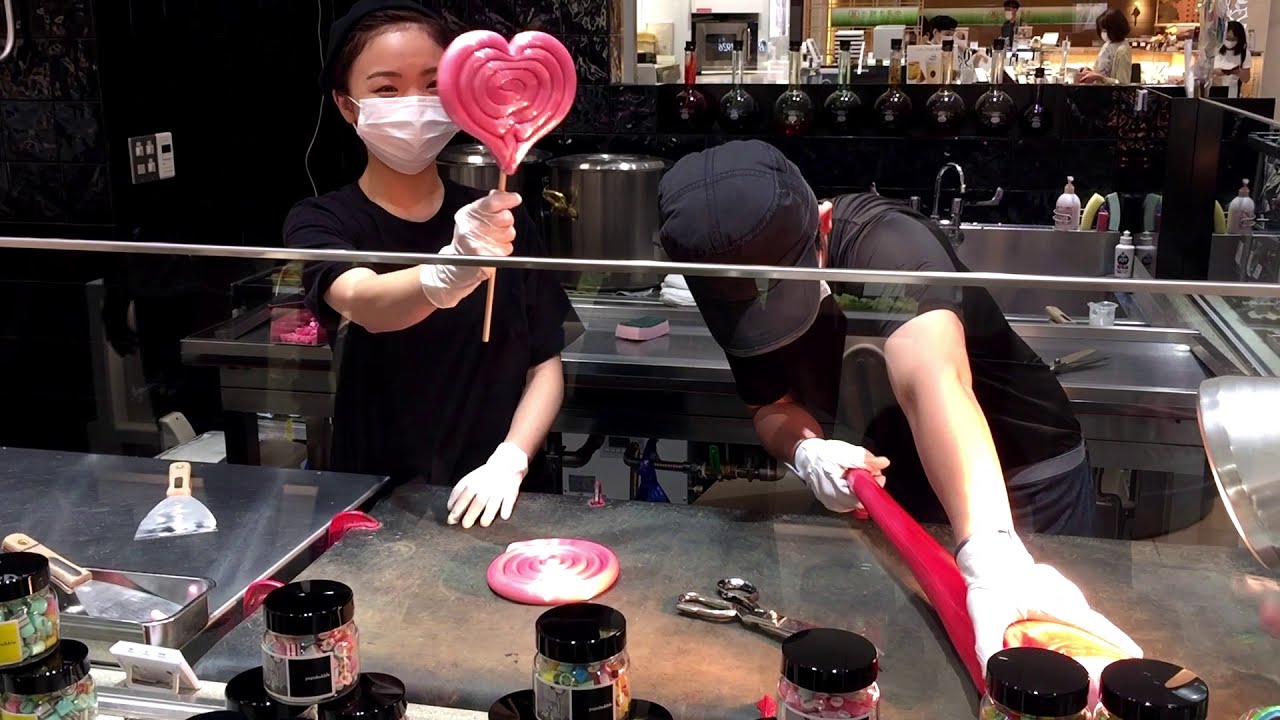 手作りキャンディができるまで　職人さんによる芸術のような巨大キャンディができるまで　Japanese Candy maKing ASMR　｜사탕 수제캔디｜手工糖果・糖果製作