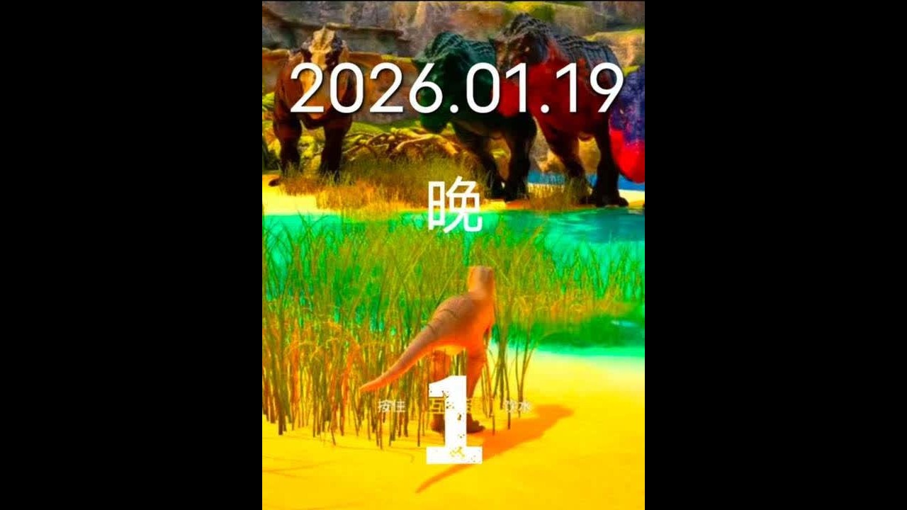 1月19日晚嗨豆恐龙岛直播视频1#嗨豆恐龙岛直播回放
